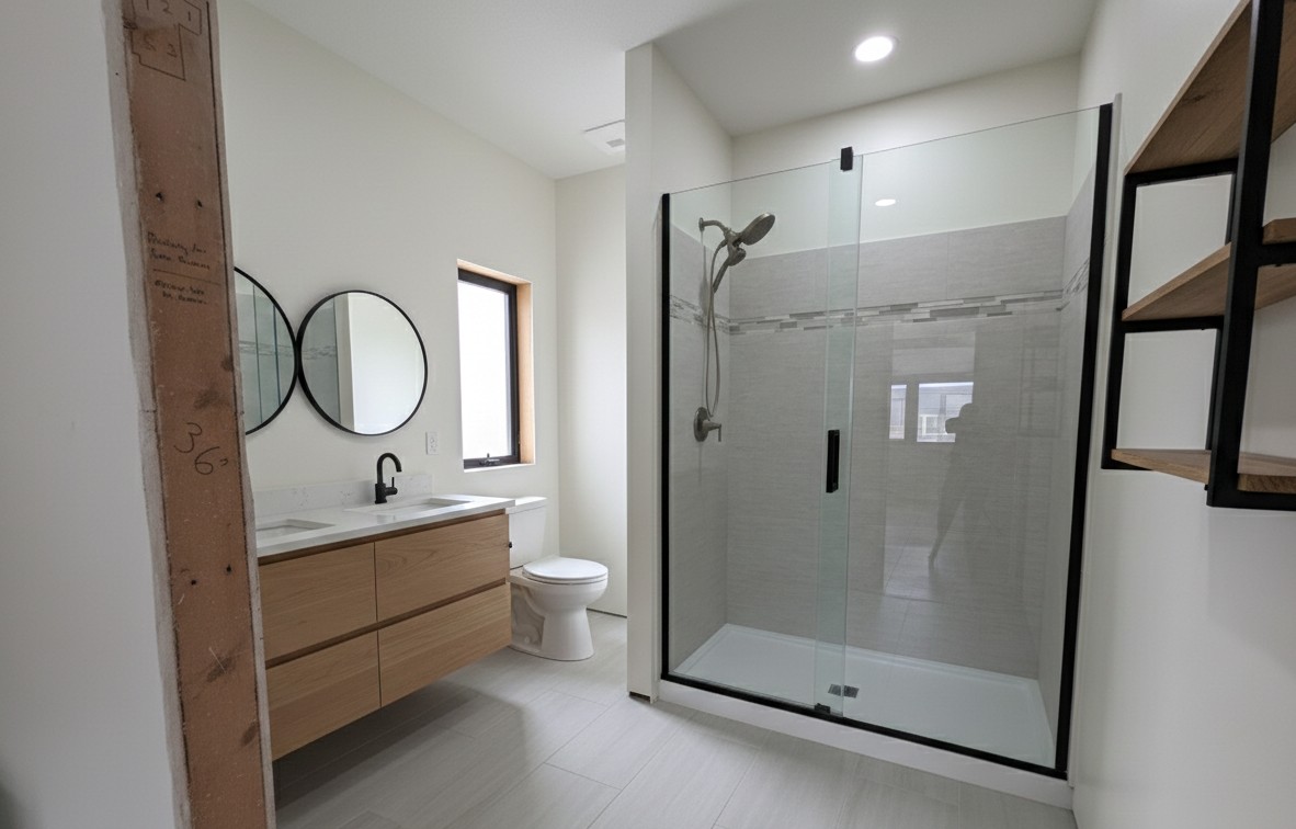 Bathroom remodeling project